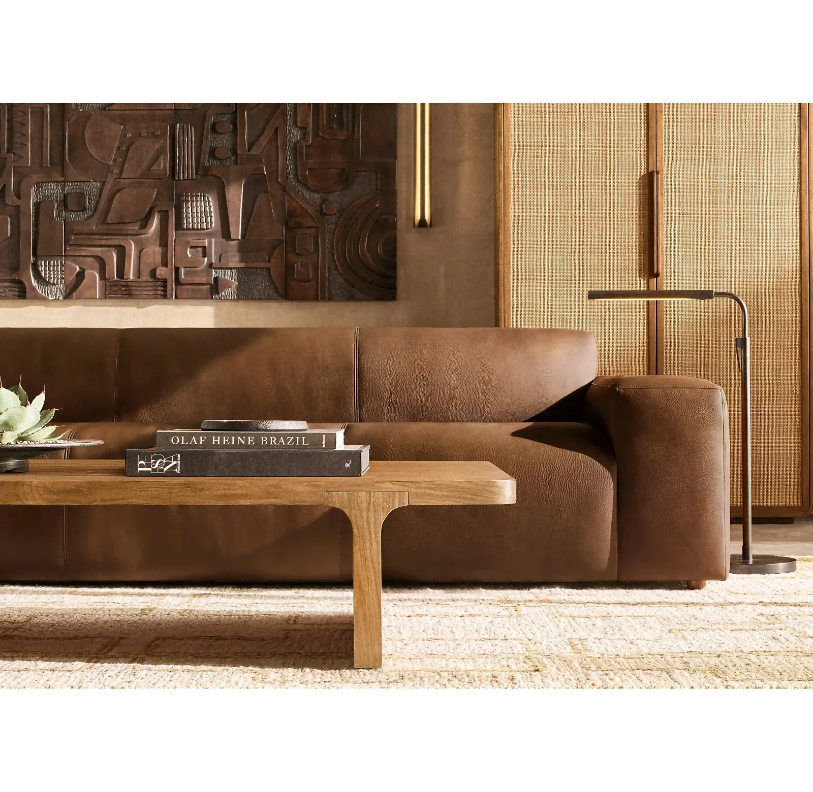 Moderne Luxustilanlage Leder 3-Sitzer Couch Wohnzimmermöbel Modulsofas-Set A