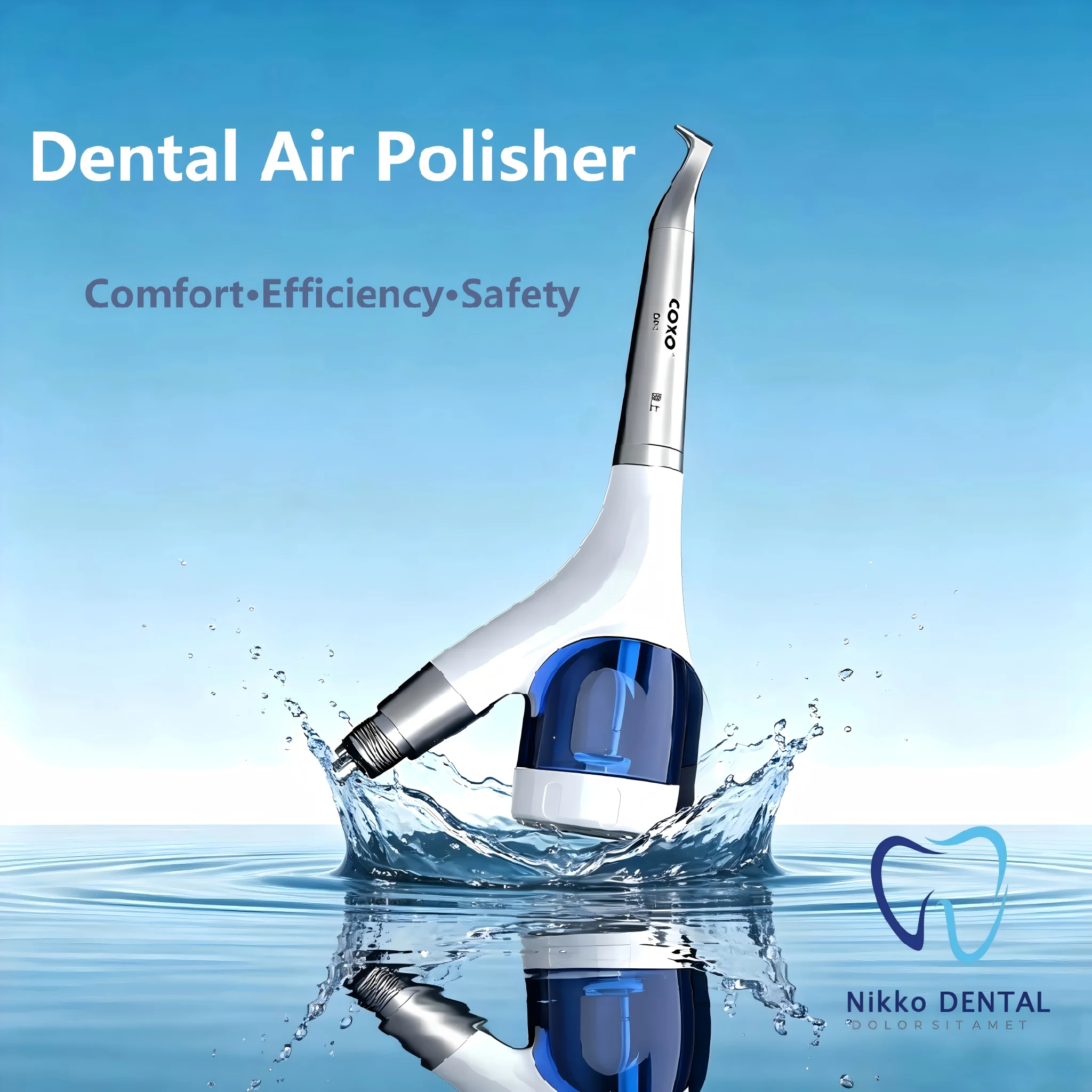 

COXO Dental Air Polisher 2-in-1 Supragingival 、Subgingival &Dental Sandblasting Spare Parts for COXO CP-1 、 CP-2 Available