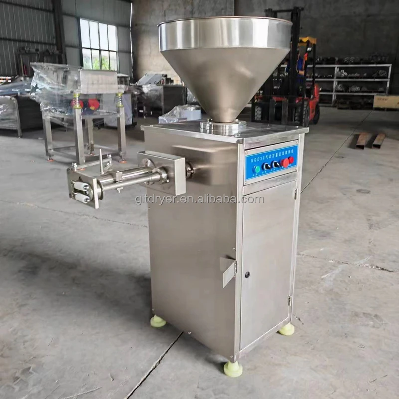 Commercial Vacuum Sausage Filler With Servo Weight Control For Hot Dog Sausage Ham And Meat Product Manufacturing