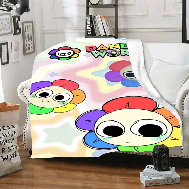 3D D-Dandy-S W-World-S Cartoon  Halloween Christmas Gifts Cozy Throw Soft Flannel Blanket Art For Home Decor Sofa Naps Picnic