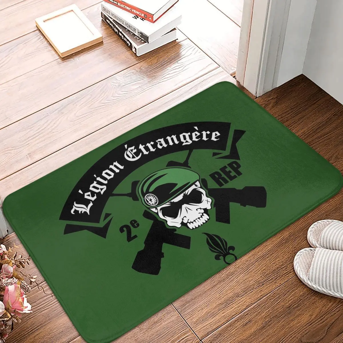 Legion Etrangere Foreign Legion France Military Doormat Kitchen Entrance Home Floor Mat Non-slip Carpet Rug for Balcony Footpad