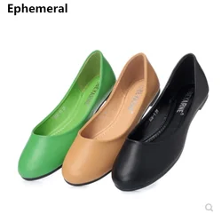 Wholesales Promotions Flats Soft Soles No Heel Dancing Driving Loafers For Women Plus Size 41 9 Anti-slip Single Shoes Round Toe