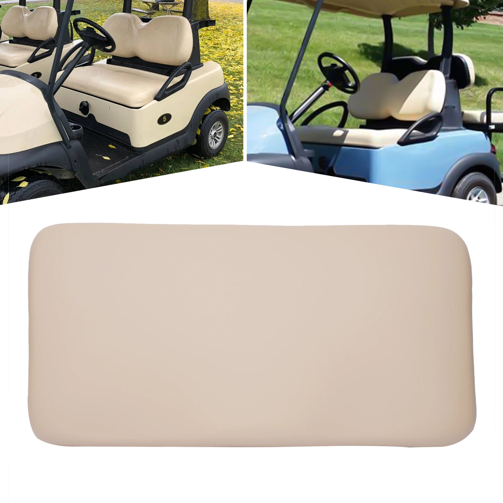 Front Seat Bottom Assembly Cushion Beige For Club Car Golf Cart Precedent 2004 +Up Gas & Electric Car Seat Covers Accessories