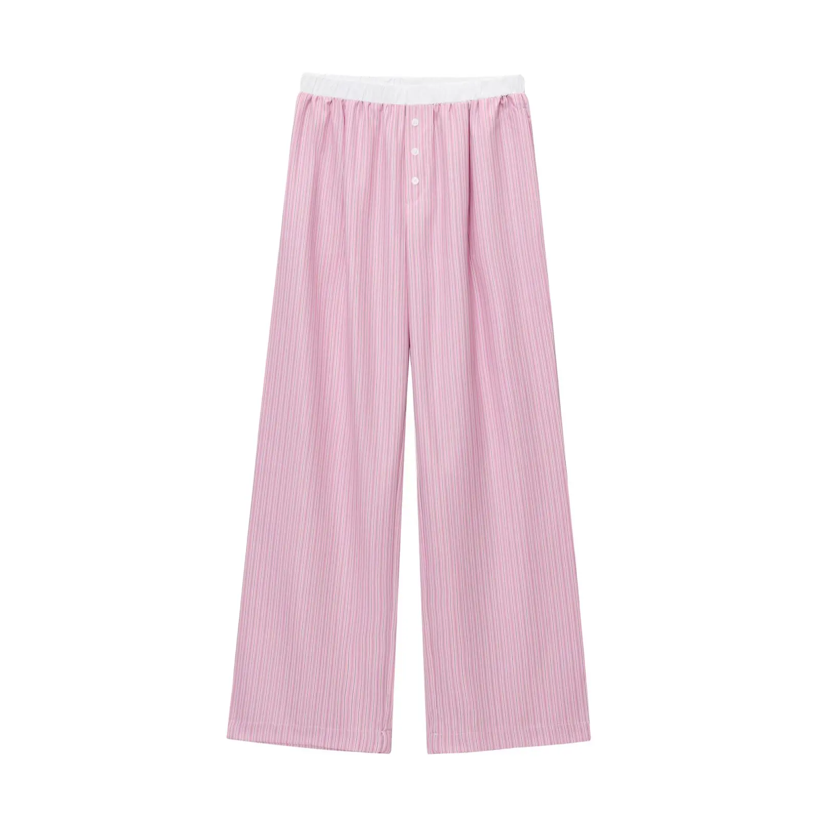 Conjunto de Dos Piezas de Plones de Pijama a Rayas de Moda para Mujer, Estilo Europeo, Ropa de Primavera para Adultos, JN...