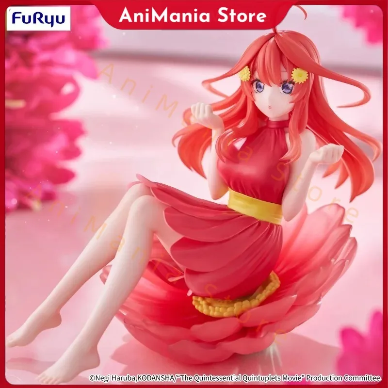 

In Stock Original FuRyu The Quintessential Quintuplets Bloo-me! Nakano Itsuki PVC Anime Character Model Collection Toys Gifts