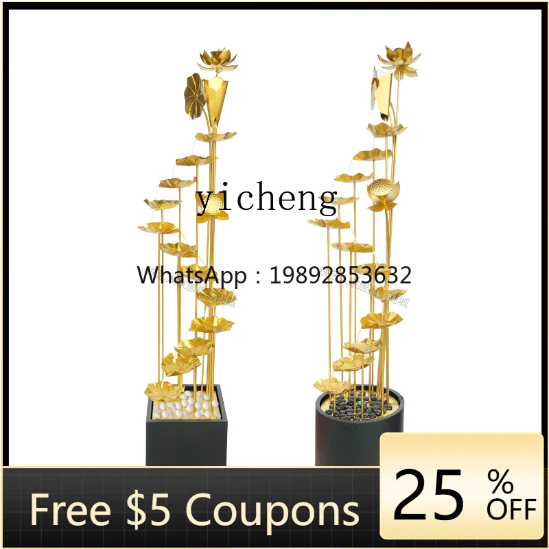 

ZZ Water Fountain Decoration Indoor Waterscape Living Room Entrance Decoration TV Cabinet Floor Decoration