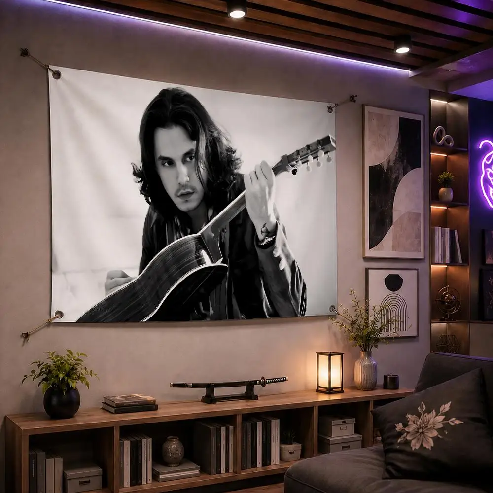 Classic Singer John Mayer Flags Indoor Outdoor Wall Banner Party Decor Large Hanging Wall Backdrop