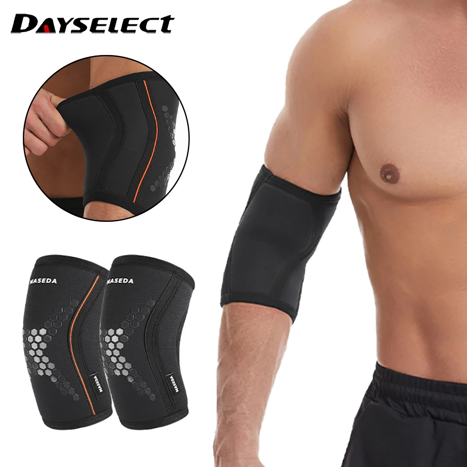1Pcs Knob Elbow Knee Pads Pressurized Adjustable Tightness Looseness Built-in Silicone Buffer Prevent Sprains Tendon Sheath Gear
