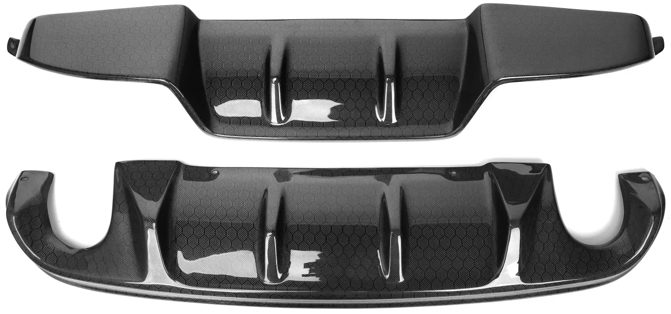 Задний диффузор MRD из углеродного волокна для Infiniti Q50 2014+, задний бампер, диффузор для губ, 2 предмета, JP Style