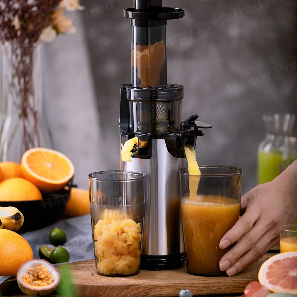 Electric Slow Juicer Multifunctional Fruit Vegetable Blender Uice Extractor Screw Electric Citrus Press