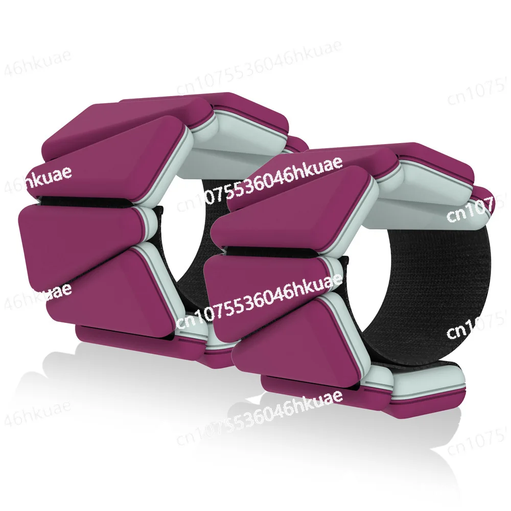 Two-Tone Weight Bracelet Silicone Wrist and Ankle Strength Training Lead Block Stealth Gear Pair