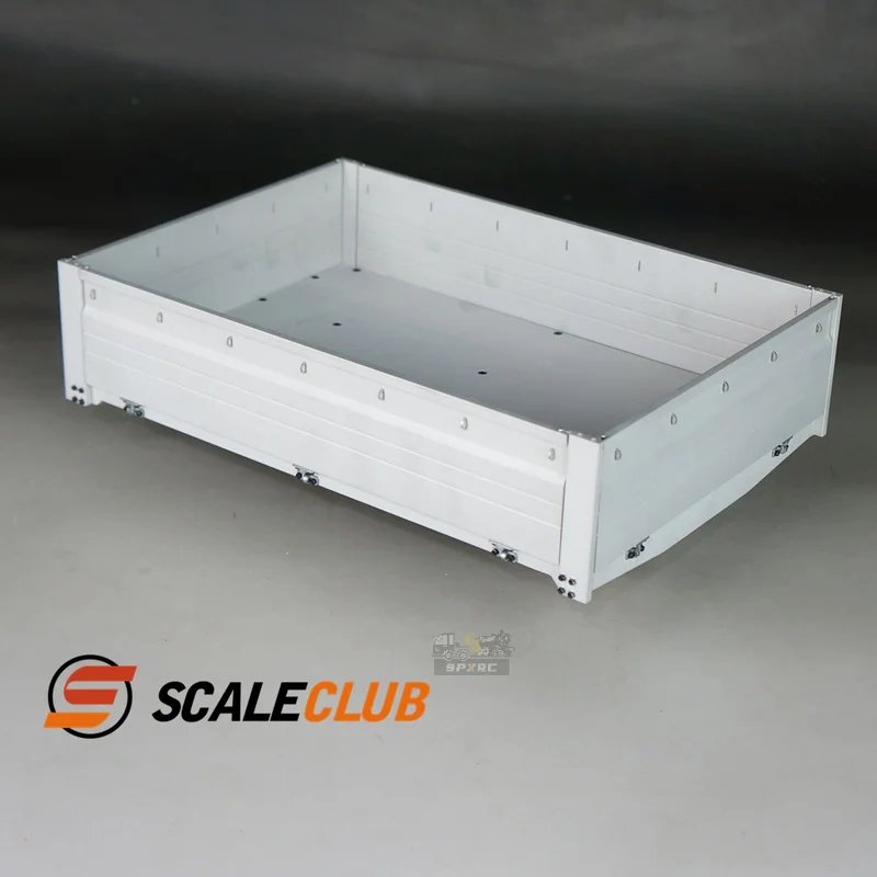 Scaleclub 1/14 8x8 6x6 Heavy Trailer Bucket Box For Tamiya  Scania 770S MAN Benz Actros Volvo RC Trailer Tipper Car Diy Parts