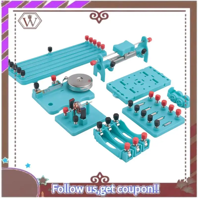 ABBG-Kids Electricity Circuit Learning Kit Physics Experiment Kit Basic Educational ABS Electricity Magnetism Learning Tool