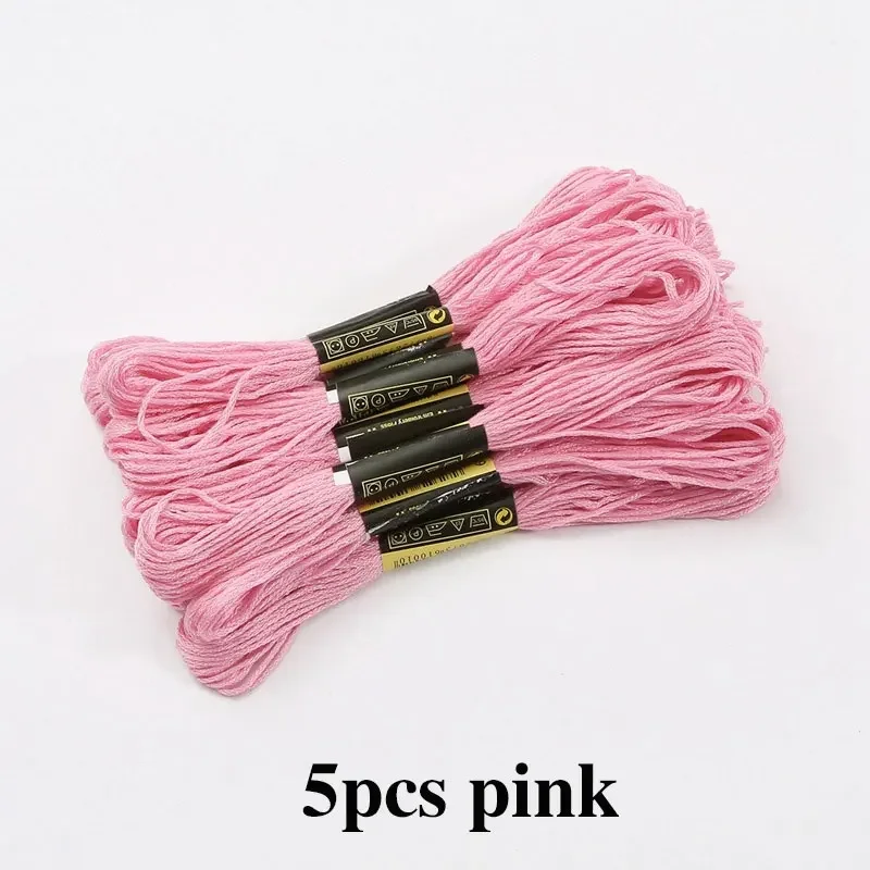 5/8/50/100 Stück Mix Farben Stickgarn Baumwolle Nähen Stränge Regenbogen Baumwolle & Seide Stickgarne für DIY Armbandherstellung