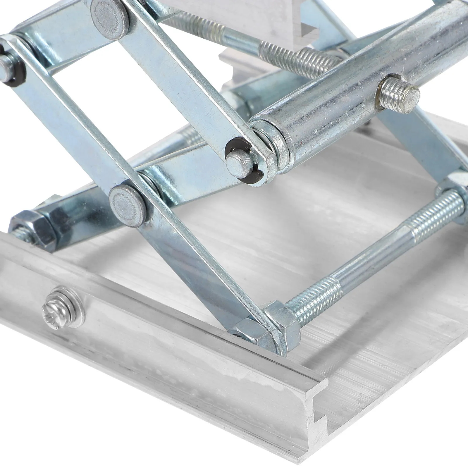 Laboratory Scissor Lift Table 4X4 Inch Stainless Steel Platform 60-155Mm Height 5Kg Load For Lab Equipment Lifting Support Rack view 3