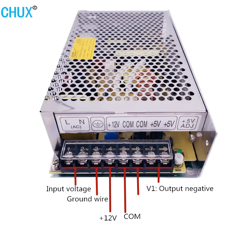 

CHUX D-150W Dual Output Switching Power Supply 5V 12V 24V DC 150W LED Power Supplies AC to DC Multi Two group SMPS