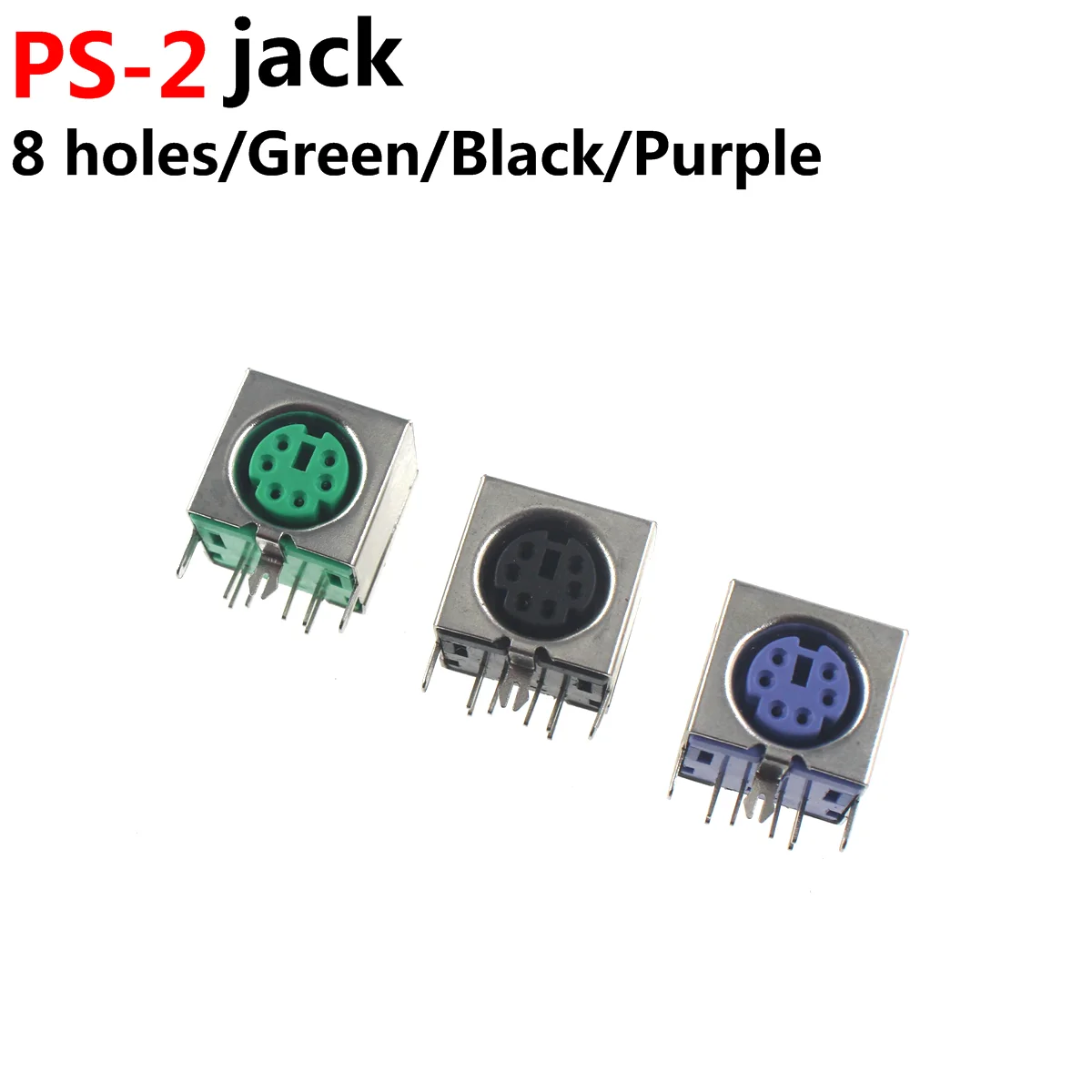 

10pcs MINI 6PIN Female Socket Connector PS2 JACK mouse keyboard plug connector MDC-6-19 PBC