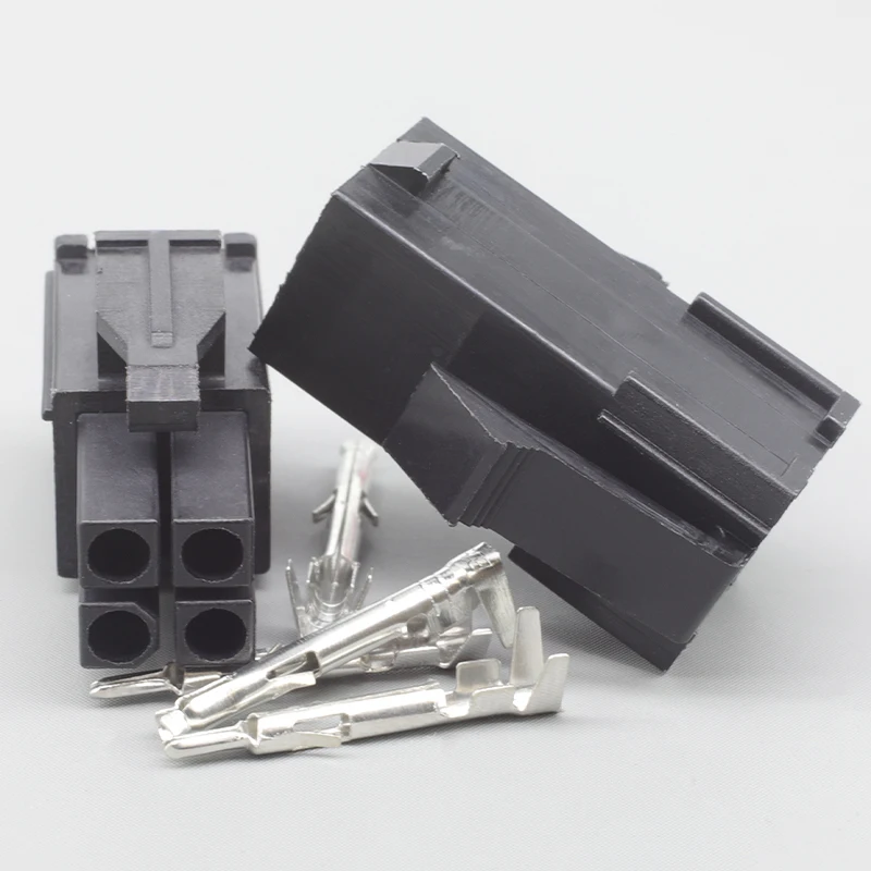 4145 conector servo motor par plug terminal 469 furos robô fio conector interface macho e fêmea