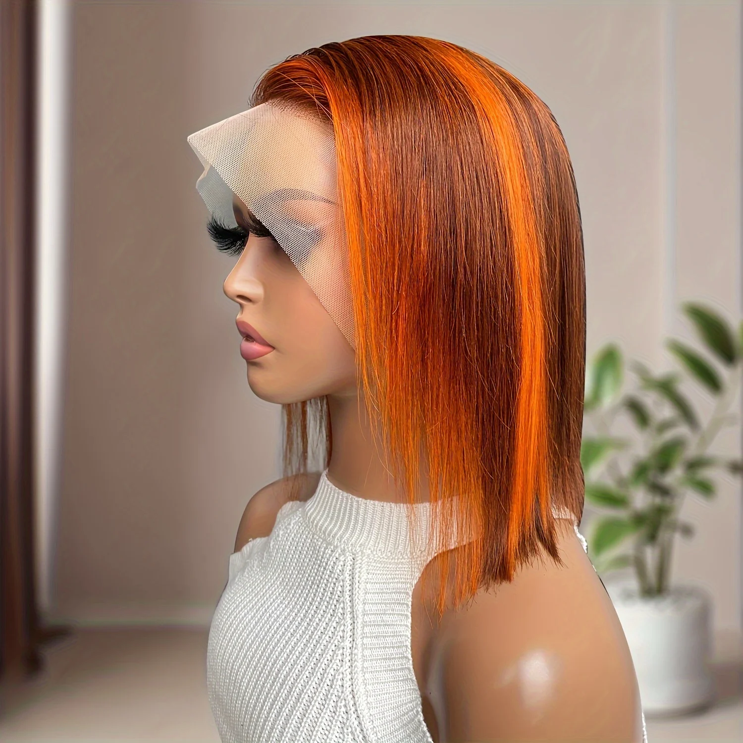 

4-350 bob human hair wigs for women short human hair wigs 12-14inch daily party use wig black natural look Bob 13*4 lace wig