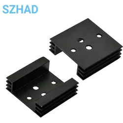 45*45*14mm Heatsink Cooling Fin Radiator Cooler Aluminum Heat Sink for TO-3 Transistor Cooling Accessories TO3 45X45X14mm