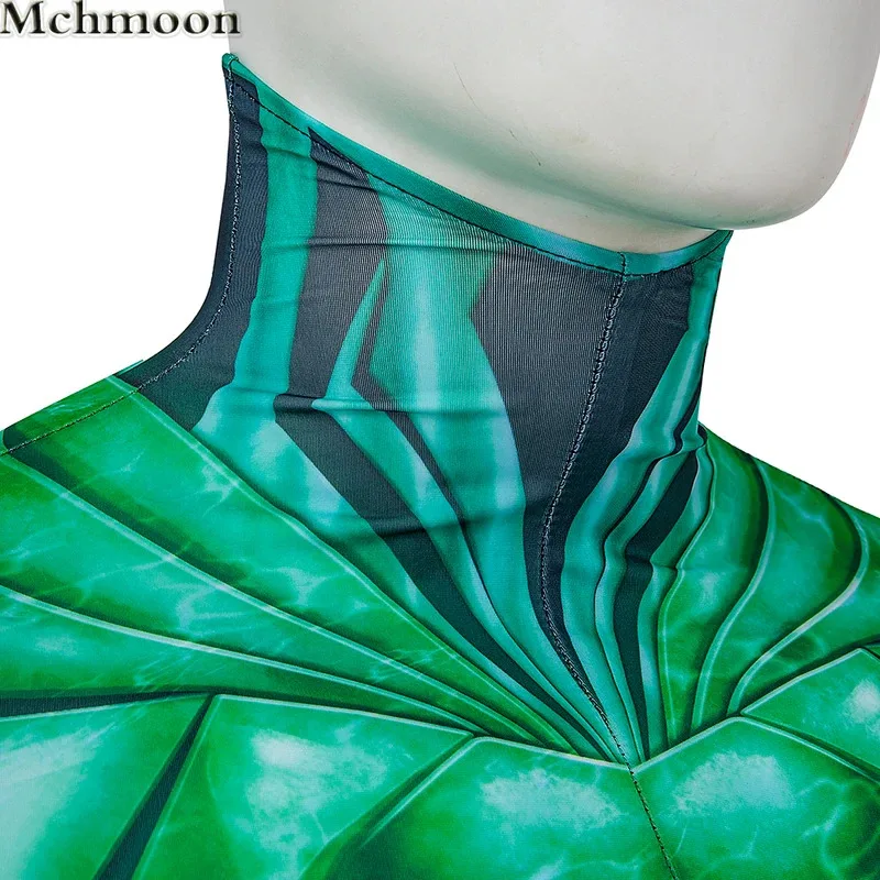 

25COSНовый комбинезон-фонарь для взрослых, зеленый костюм супергероя для косплея, боди на Хэллоуин, карнавальный наряд