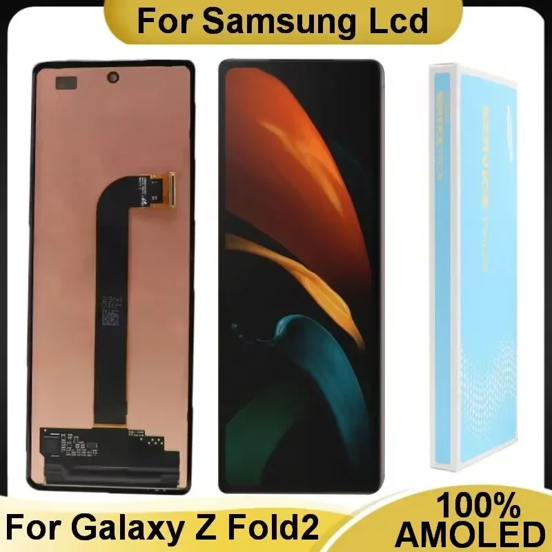 

AMOLED LCD For Samsung Galaxy Z Fold 2 5G F9160 F916B F916U F916N F916W F916F Fold2 Display Touch Screen Digitizer Assembly