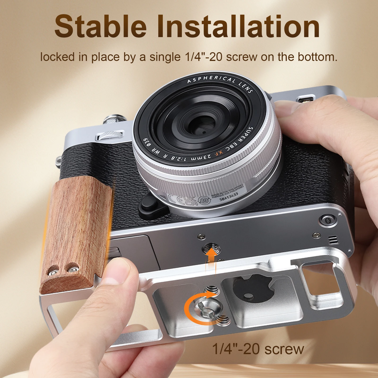 Uchwyt Retro Leftfoto X-E5 w k – Candle X recenzja i cena