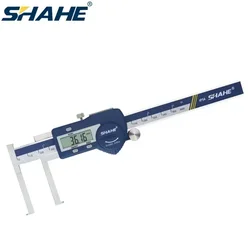 SHAHE-Pied à coulisse à rainure intérieure numérique en acier inoxydable, jauge Vernier Calretraités, outils de mesure Paquimetro, 8mm, 150/13mm, 200/15mm, 300 mm