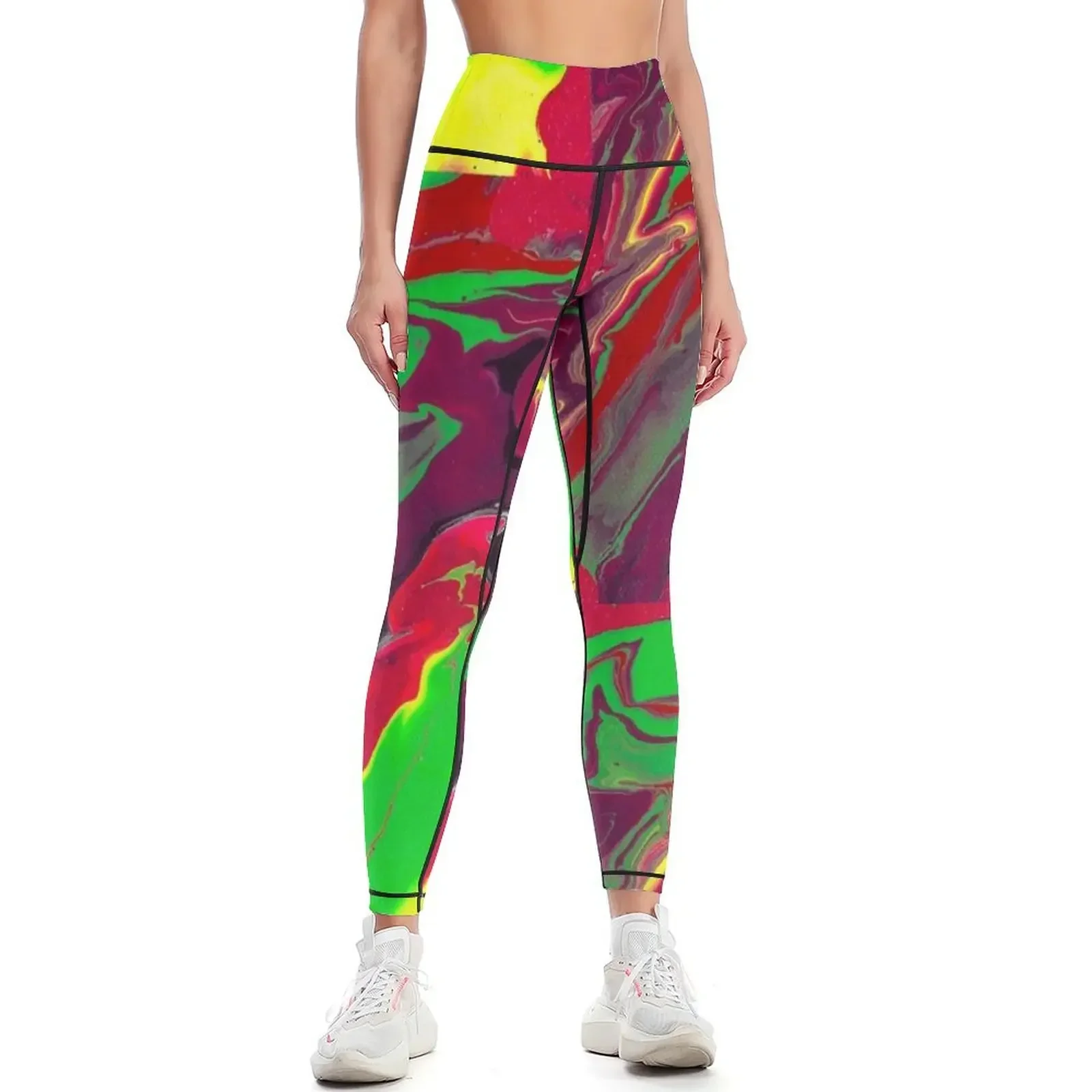 

Fushia Fun Leggings sporty woman push up active wear sports woman gym push up legging Womens Leggings