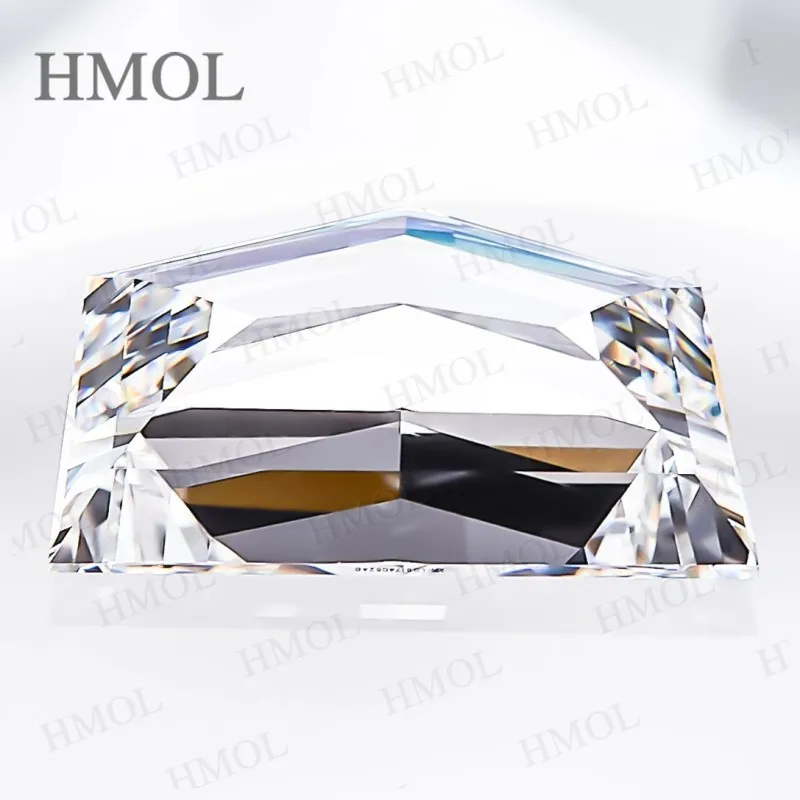VVS2 1.13ct البانتاغون خطوة مختبر نمت الماس الأحجار الكريمة IGI شهادة CVD HPHT المواد الخام مجوهرات Charms بها بنفسك السحر أسعار الجملة