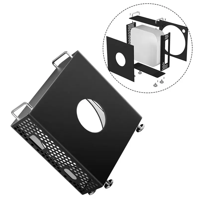 For Mac Mini / Pro, Premium Aluminum Alloy Vertical Stand With Dustproof And Heat Dissipation Case