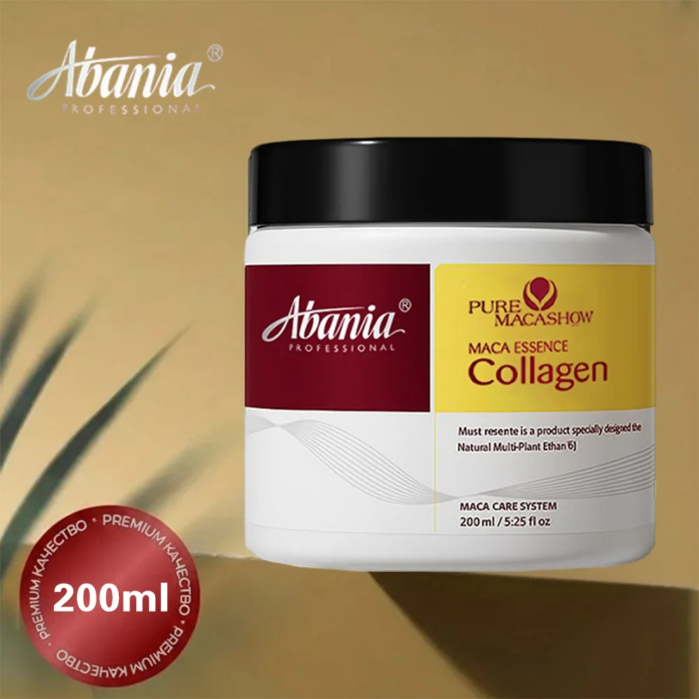 

Abania Argan Oil Hair Mask with Collagen - Intensive Conditioning Treatment for Damaged Hair, 200ml