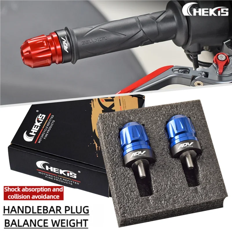Chekis Is Suitable for Honda Adv150 Adv160 Modified Handlebar Balance Plug, Handlebar Tail Balance Block, Handlebar Balance Terminal, Handlebar Plug
