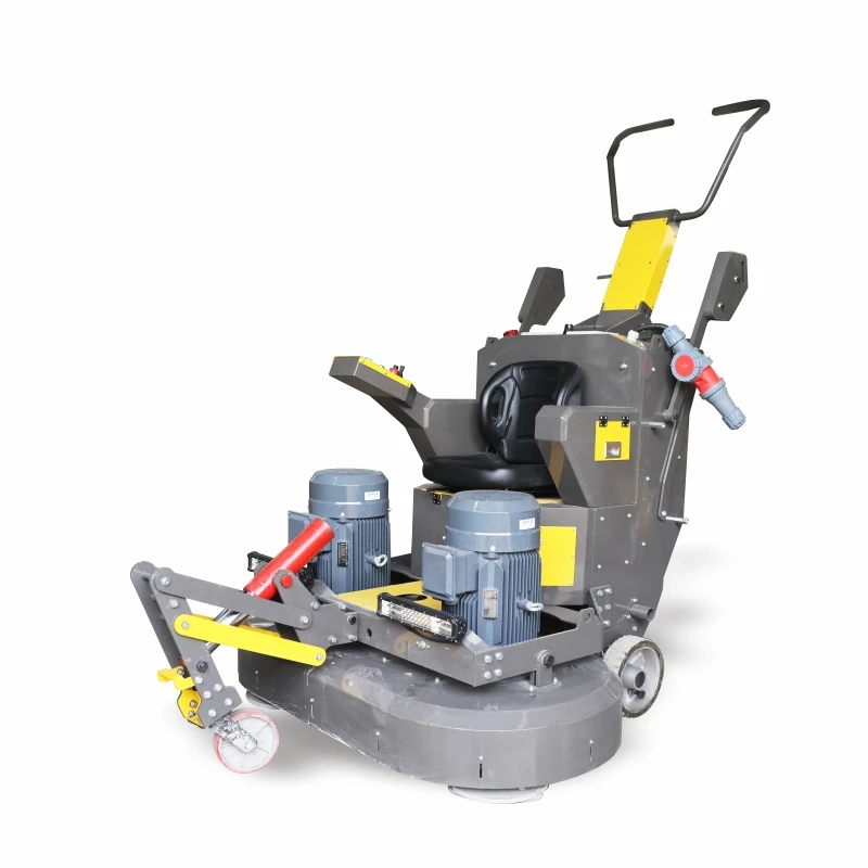 Heavy-Duty Double Disc Diamond Working Width 1680mm Planetary Smooth Finishes Concrete Floor Grinder with Vacuum