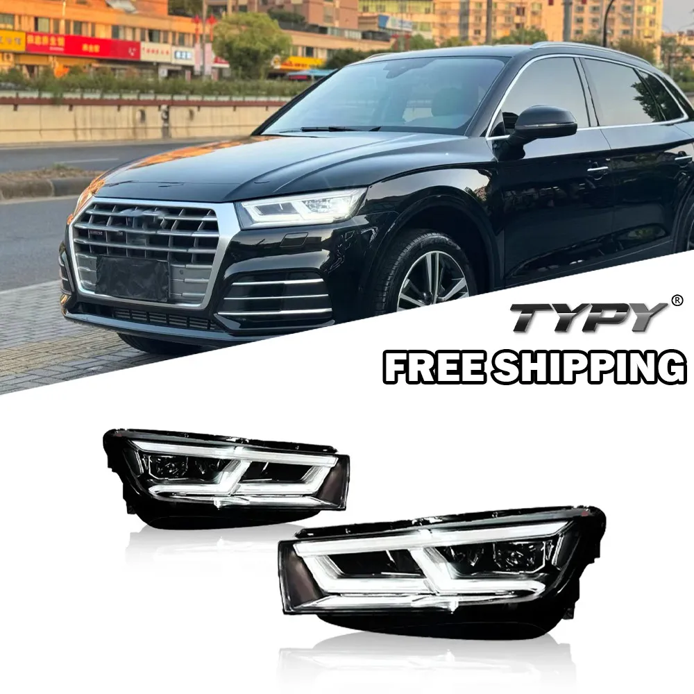 

Car Head Lamp For Audi Q5 2018-2020 Upgrade Modified to New Dynamic Turn Signal Car LED Headlight Assembly