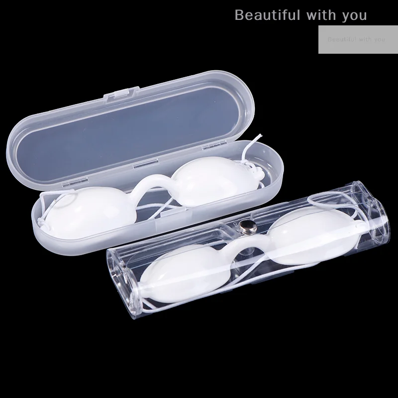 

IPL 190nm-2000nm Protective Laser Goggles; Cosmetology Eyepatch White; UV Protection Eyewear Beauty Essential