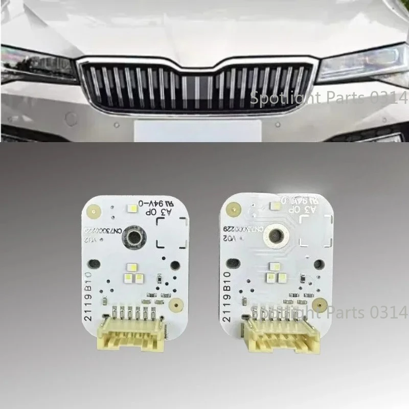 

For Volkswagen Skoda Superb 2019-2024 White Headlight DRL Chip Ballast Circuit Light Source Board Angel Eye Car Accessories