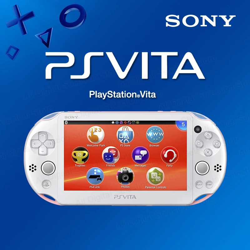 سوني Ps Vita 2000 سليم ريترو وحدة تحكم ألعاب فيديو محمولة أصلية بلاي ستيشن PSV2000 مع شاشة تعمل باللمس PKGJ Store ألعاب مجانية