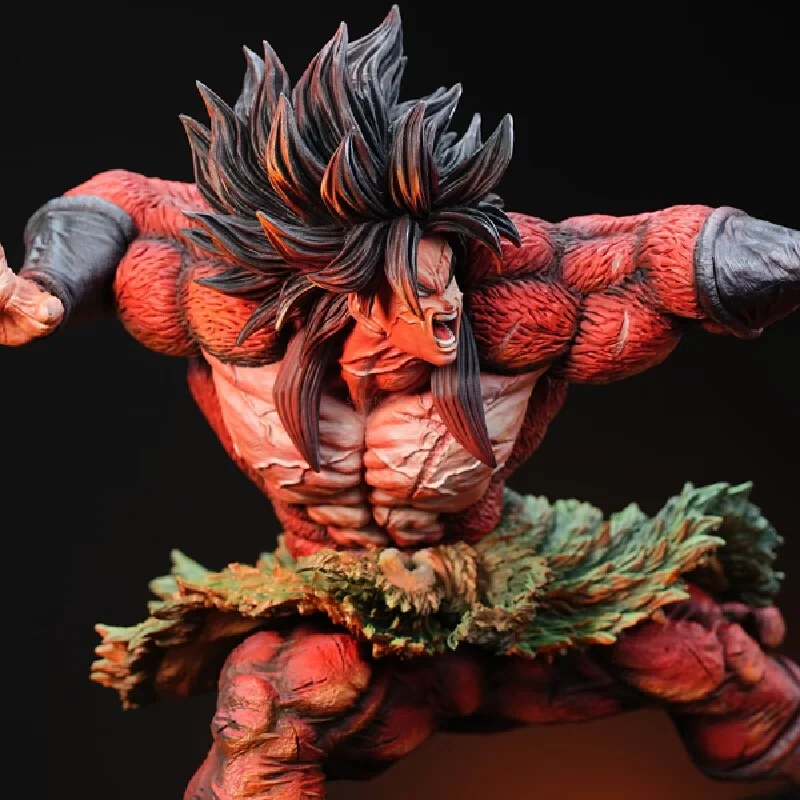 28cm Super Saiyan Mad Dog Super Four Brolli Theater Edition Gk Battle Statue Model Pendant Box Set Handmade Toy Gift