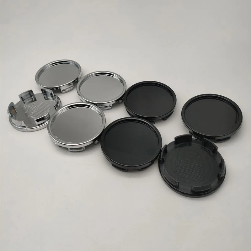 4Pcs 58MM ABS Blank Wheel Center Cap Hub Cover Car Wheel Tire Rims Center Hub Caps Car Styling Decoration Accessories