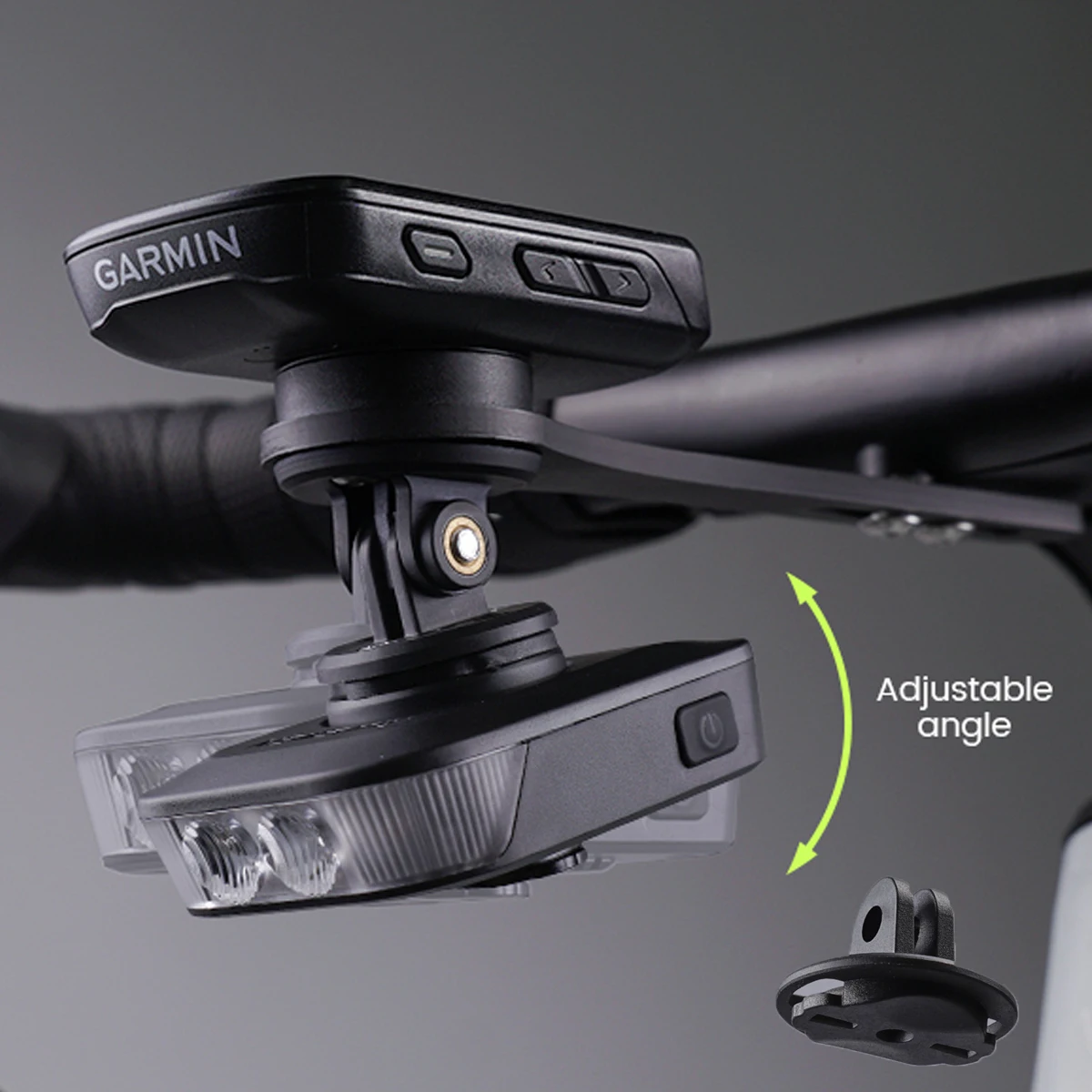 

RAVEMEN FR500 Bike Front Light For Garmin Wahoo XOSS IGPSPORT Magene GPS Rechargeable Bicycle Headlight AGM03 Gopro Adapter US