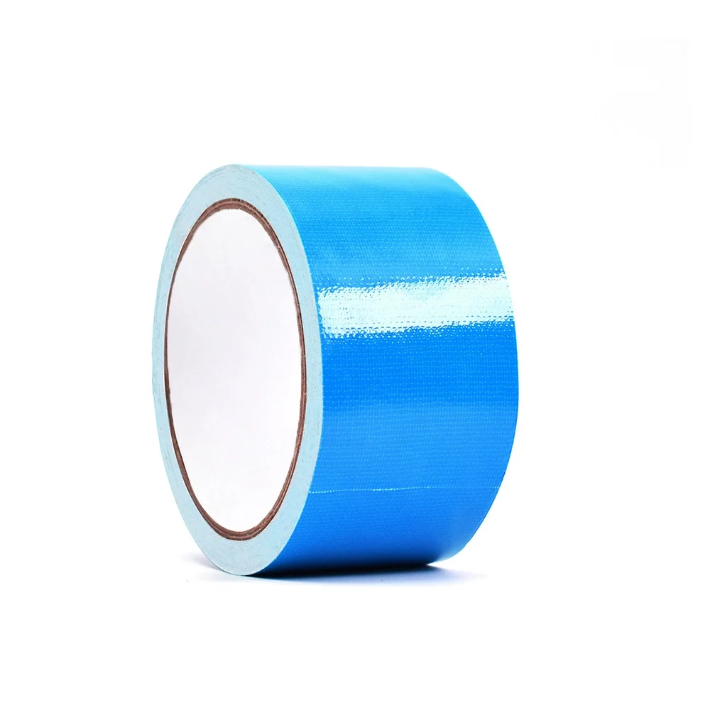 L10m B10-500mm Blue Bucky Wasserdichtes Verpackungsband, langlebiges einseitiges Klebeband für Bühne, Teppich, Boden, Rohrkanalband