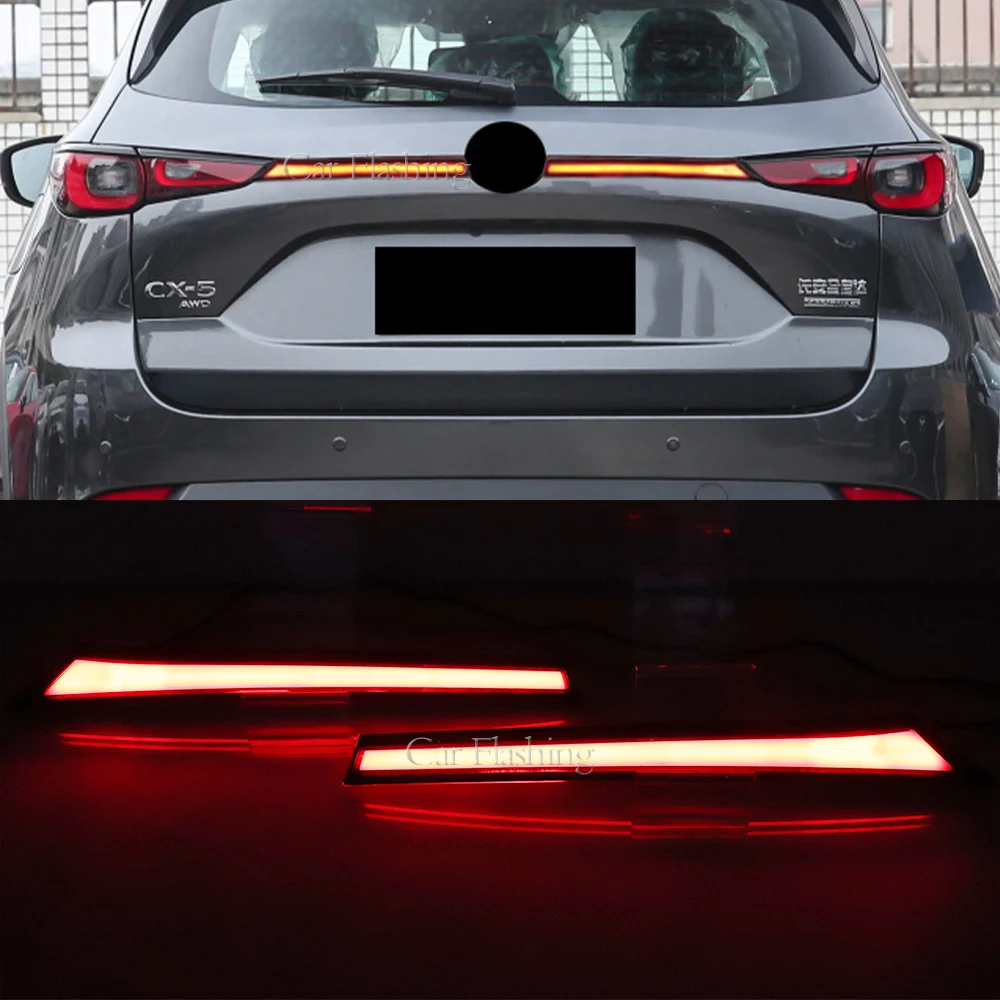 cx-5 cx5 2022 2023 車のリアバンパートランクテールライト LED