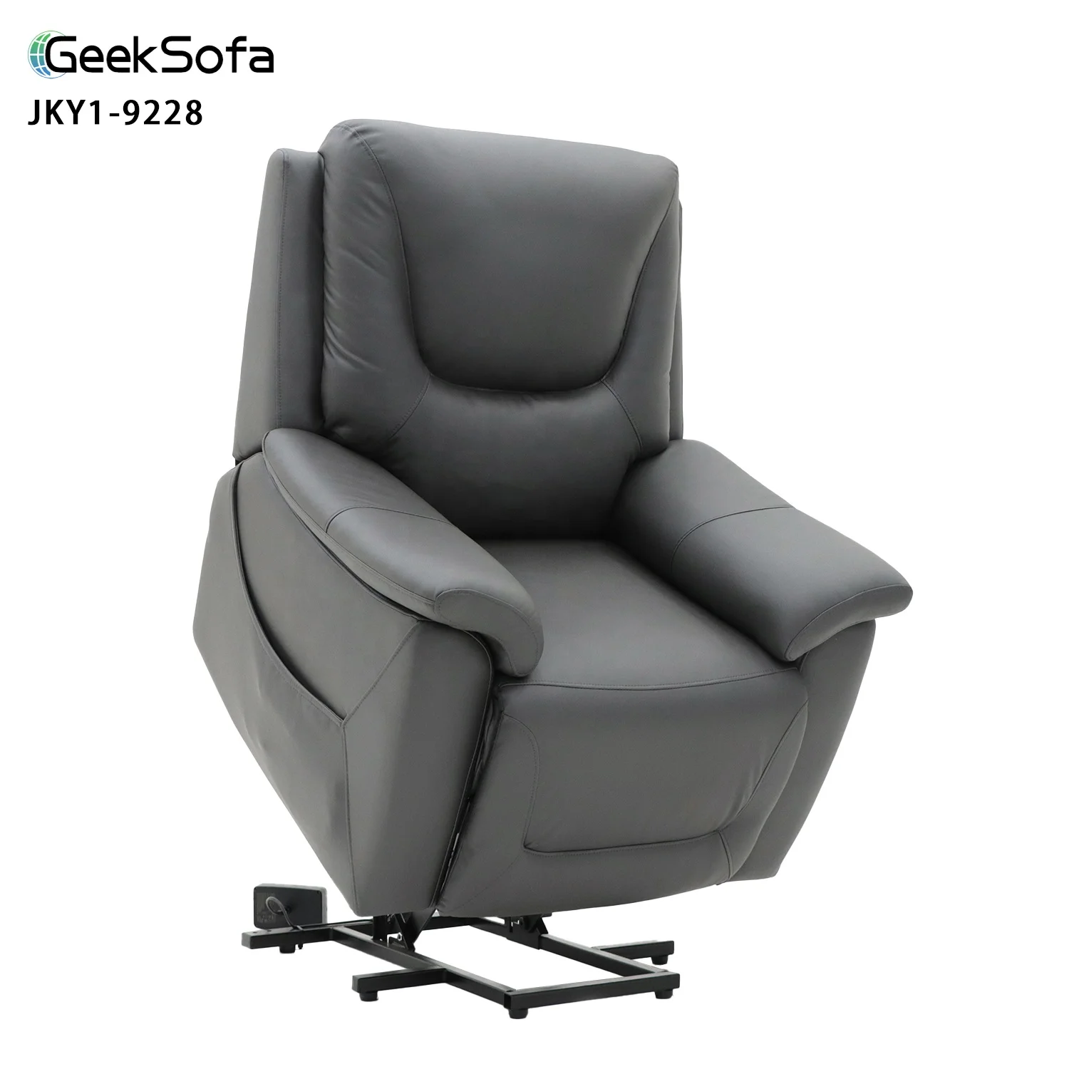 

Geeksofa Dual Motor Power Electric Mobility Medical Lift Riser Recliner Chair for the Elderly and Disabled