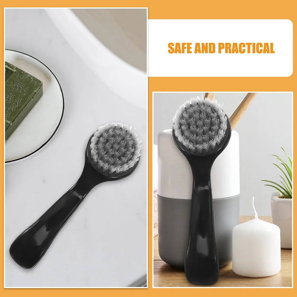 Brosse de nettoyage de la poussière, petite brosse manuelle pour le visage, outil de nettoyage du visage, exfoliant, épurateur de pores, soins de la peau, 6 pièces