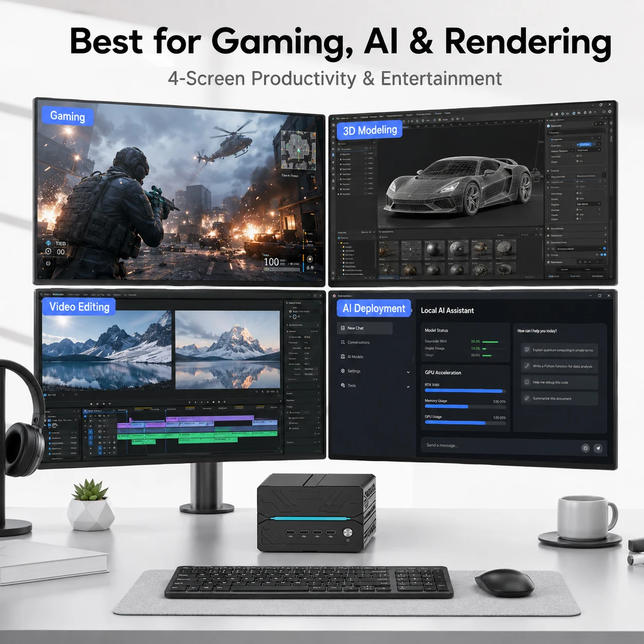 Mini PC de jeu MSECORE AMD R9  - Ddr5 32Gb avis et prix