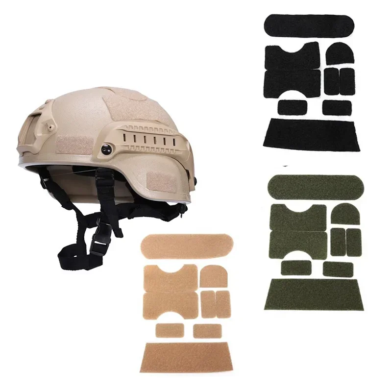 FAST Helmet Magic Sticker Hunting CS Helmet Patches Hook and Loop Sticky for AF Fast Mich IBH M88 Helmet Tape Cover Sticker