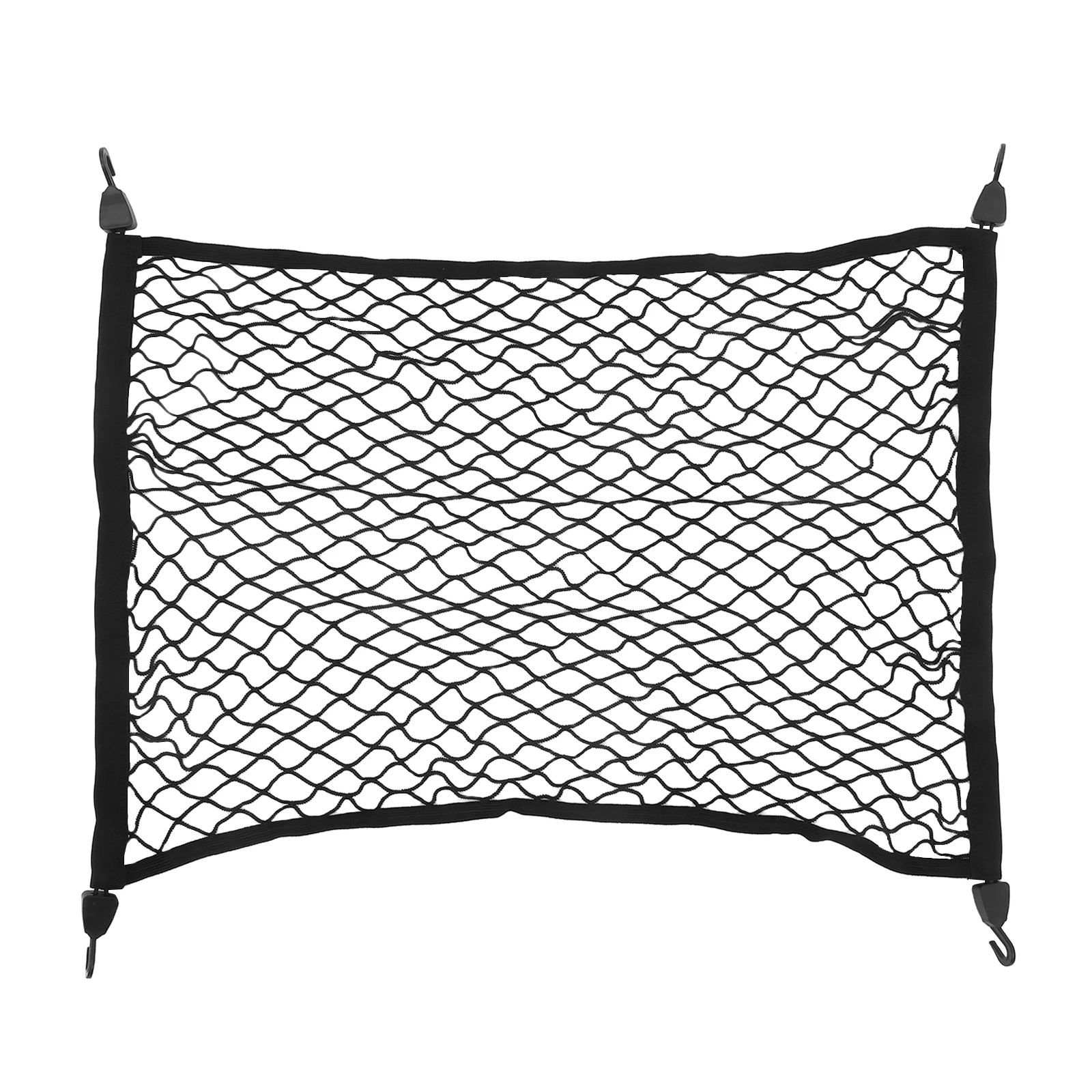 

4pcs Universal Stretchable Cargo Net Elastic Mesh Cover For Camping Van Trailer Lightweight Foldable Wagon Cart Netting Outdoor