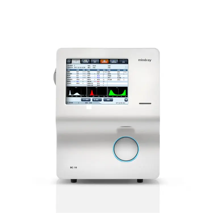 Hot Sale Mindray BC-10 Auto 3 Part CBC Machine Full Blood Count Machine  Mindray Hematology Analyzer BC-10