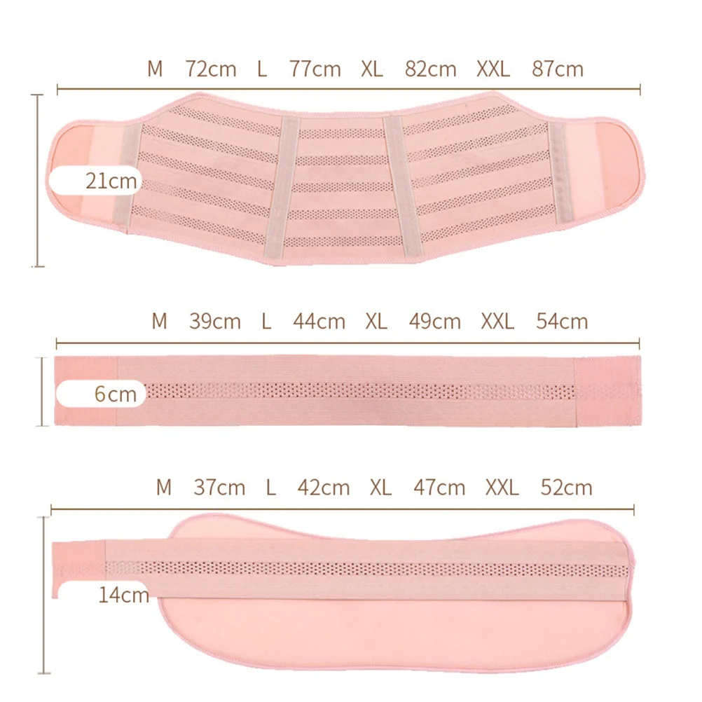 Banda para el vientre para embarazo, tamaño Xl, desnuda, ajustable, transpirable, cómodo, cinturón de soporte de maternidad, soporte Abdominal pélvico